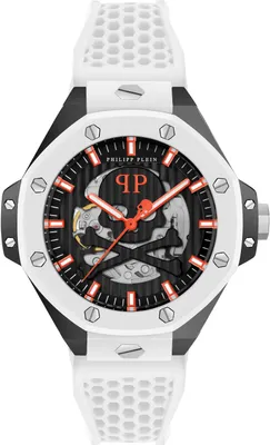 Produktbild von Philipp Plein PWPFA0724 $KELETON ROYAL Automatik schwarz weiss Herren Uhr NEU