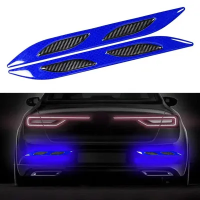 Immagine prodotto di Adesivi riflettenti per auto - 2 pezzi, colore blu