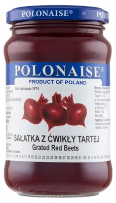 Produktbild von Polonaise Geriebener Rote-Bete-Salat pasteurisiert 340 g