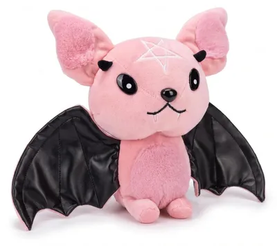 Produktbild von Halloween Fledermaus Plüschtier Kuscheltier Simulation Dekoration Geschenk Plüschfigur Party Ornament - Farbe: Rosa