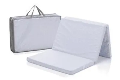 Produktbild von fillikid Reisebettmatratze Punkte hellblau 120x60
