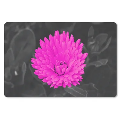 Produktbild von MuchoWow® Schreibtischunterlage Blumen - Aquarell - Rosa 60x40 cm - XXL Mauspad - Großes Mauspad