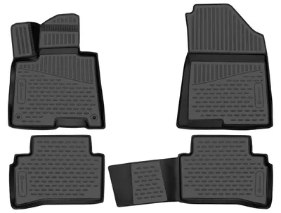Gummi Fußmatten Set für Kia Sportage 5 Typ NQ, Bj. 2022-, 4-teilig, schwarz
