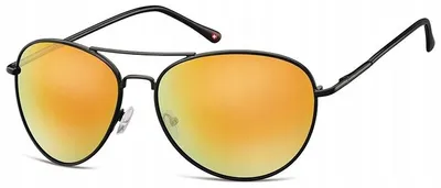 Produktbild von Montana MS95B Pilotenbrille Aviator verspiegelt schwarz