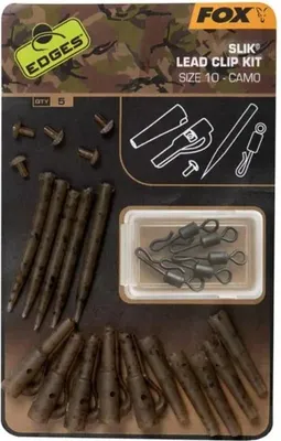 Produktbild von Fox Fishing Edges Camo Slik Lead Clip Kit 10