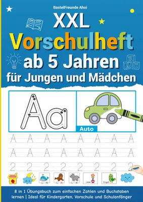 Produktbild von XXL Vorschulheft ab 5 Jahren für Jungen und Mädchen
