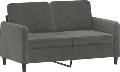 Obrázok produktu pre vidaXL 2-miestna pohovka Dark Grey 120 cm Velvet