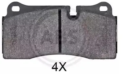 Produktbild von A.B.S. Bremsbeläge Satz Hinten für BMW 4 Coupe (F32, F82) 35085