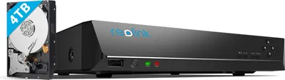 Produktbild von Reolink 16CH 4K PoE NVR Überwachungssystem Rekorder mit 4TB Festplatte Videoüberwachung für IP Kamera Haus, Innen, Außen Sicherheit RLN16-410
