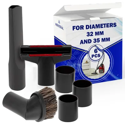 Staubsaugerdüsen-Set, 6-teilig, für 32 und 35 mm Rohre