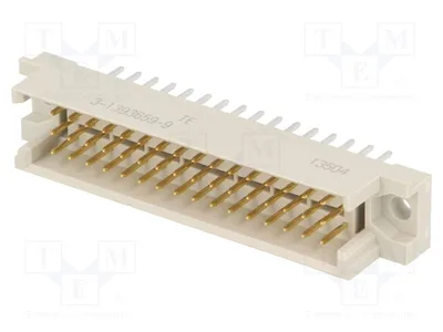 Obrázek produktu pro 1x zásuvka DIN 41612, rovná, konektor: 48pin, samice, typ R, pro montáž na desku, délka: 4,5 mm, 3-1393659-9, DIN 41.