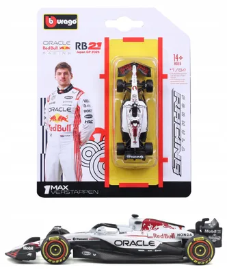 Produktbild von Bburago F1 Red Bull RB21 Max Verstappen GP Japan 2025 1:64 Modellauto Rennwagen