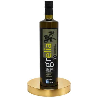 Zdjęcie produktu dla Grecka oliwa z oliwek extra virgin Grelia 0,3% 750 ml Kreta - Koroneiki