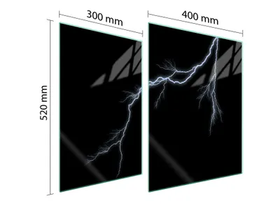 Produktbild von Glasschutzplatte Für Herd 70X52 Herd