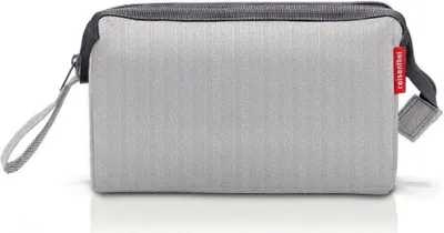 Image de Sac de toilette de voyage Reisenthel, gris, à motifs, en polyester, pour femmes, capacité de 4000 ml, dimensions : 260 mm