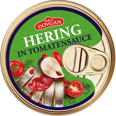 Produktbild von DOVGAN Hering in Tomatensauce 240g