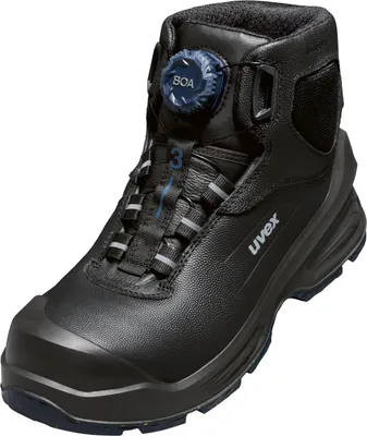 Produktbild von uvex Sicherheitsschuhe 68642 uvex 3 MACSOLE® Stiefel schwarz/blau Größe
