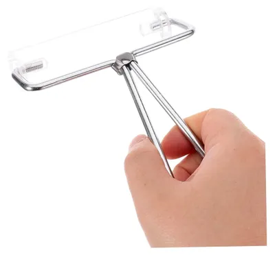 Produktbild von Transparente Acrylwalze für Handstempelwerkzeuge mit Metallgriff