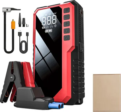 Produktbild von Auto-Starthilfe, 12000mAh Powerbank, Reifenaufblaser, CYD17