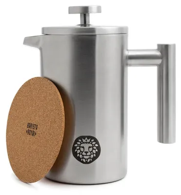French Press 1000 ml – Edelstahl, doppelwandig, thermoisoliert