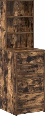 Zdjęcie produktu dla vidaXL Highboard dąb wędzony 40 x 41 x 135 cm materiał drewnopochodny