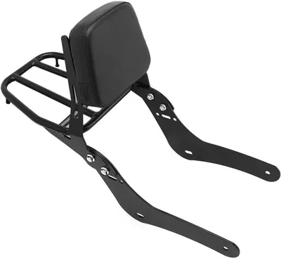 Productafbeelding van Motorfiets Rugleuning - Passagierssteun Sissybar - Comfortabel Rijden - Afneembaar Ontwerp - Niet Gespecificeerd - Zwart