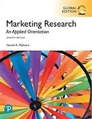 Obrázek produktu pro Marketing Research: An Applied Orientation, Global Edition