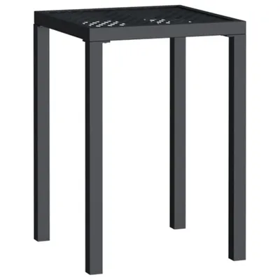 Immagine prodotto di Tavolo da Giardino Antracite 50x50x72 cm Acciaio