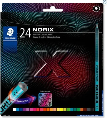 Produktbild von STAEDTLER Buntstifte NORIX 24 St. 100% PEFC retail