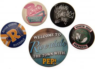 Immagine prodotto di Riverdale - Set di spille 5 pezzi TA5912 (taglia unica) (Multicolore)