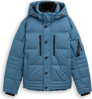 Produktbild von Puffer-Jacke mit abnehmbarer Kapuze