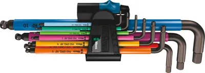 Immagine prodotto di Wera 950/9 Hex-Plus HF 1 - Set di chiavi a Esagono - 9 pezzi - con supporto