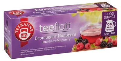 Immagine prodotto di 4 confezioni di TEEKANNE 5866 Teekanne Ribes nero e ibisco, 25 g per litro