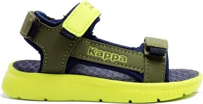 Produktbild von Sandały sportowe dziecięce Kappa Kana MF K na lato dla dzieci żółte/zielone (260886MFK-3331)