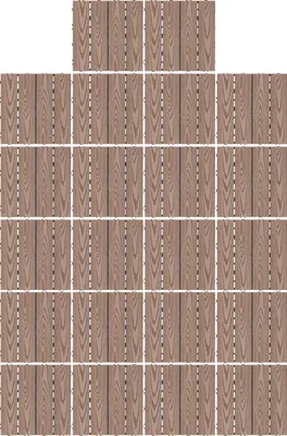 Produktbild von Terrassenplatten aus WPC, 22 Stück - 30x30 cm - Holzoptik, rutschfest - für Innen- und Außenbereich