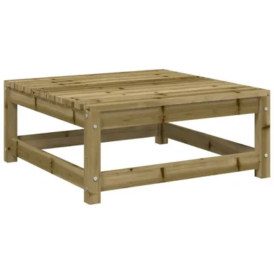 Image de Repose-pied de jardin 70x70x30 cm bois de pin imprégné