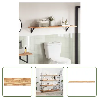 Produktbild von The Living Store Tischplatte Rechteckig 120x40x2 cm Massivholz Akazie