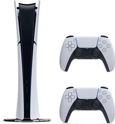 Produktbild von Sony Interactive Entertainment Playstation 5 Slim, PlayStation 5, Schwarz, Weiß, 16384 MB, GDDR6, 448 GB/s, AMD