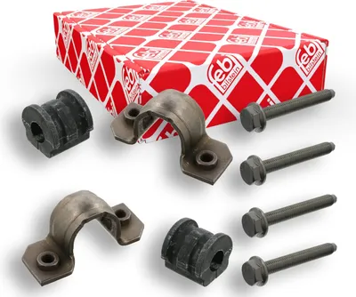 Produktbild von FEBI BILSTEIN 37657 Stabilisatorlager Reparatursatz für VW POLO (9N) Vorne 16mm