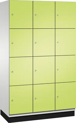 Produktbild von C+P Fächerschrank 4510332S10009 Sockel 12Fächer B1200mm lgr/cgn