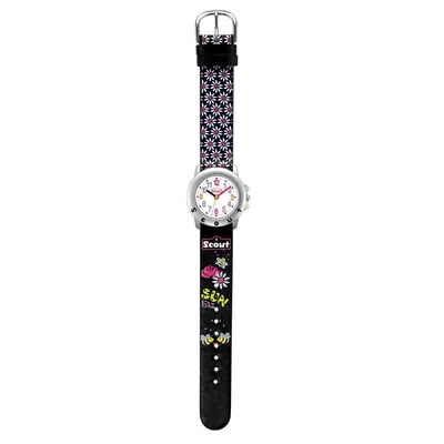 Image de Montre Scout pour enfants, montre éducative Star Kids, montre pour filles à motif floral 280393027
