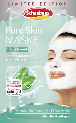 Produktbild von Schaebens Sonderedition Pure Skin Maske Inhalt 2 x 5 ml