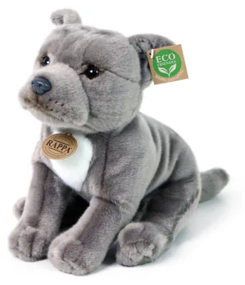 Obrázek produktu pro Rappa Plyšový pes stafordšírský bulteriér 30 cm ECO-FRIENDLY