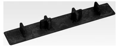 Produktbild von Endkappen für Terrassendielen 10 Stück, Schwarz, Kunststoff
