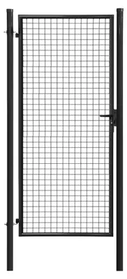 Produktbild von Floraworld Gartentor Standard inkl. 2 Pfosten 100 x 200 cm anthrazit