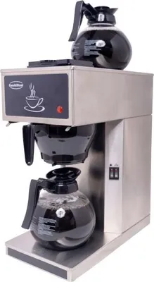 Immagine prodotto di Macchina da caffè Combisteel con 2 caraffe in vetro, 1,8 litri e 1,8 litri/5 min