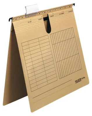 Produktbild von FALKEN 25x Hängehefter Recycling DIN A4 Behördenheftung braun