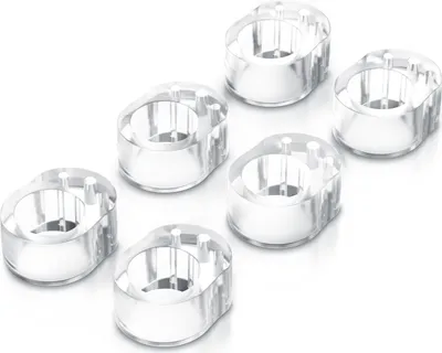 Produktbild von Bearware Türklinkenpuffer 6er Set - Türgriffpuffer, Türstopper, Stoßfänger 25 x 32 mm