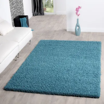 Produktbild von TT Home Shaggy Teppich Hochflor Langflor Teppiche Wohnzimmer Preishammer versch. Farben Größe 140x200 cm