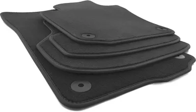 Produktbild von Fußmatten Passend für VW Golf 6 Cabrio Velours Premium Automatten Set 4-teilig Schwarz